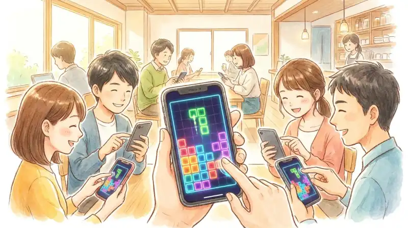 NEON BLOCK - ネオンブロックパズルの開発ストーリー — 1985年の名作「さめがめ」をネオンスタイルで現代リメイク。7つのテーマ×戦略パズル