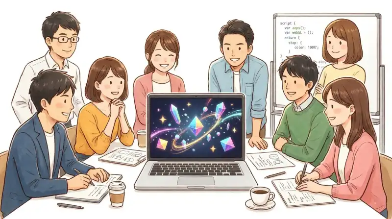 three.nextcode.ltdの開発ストーリー — Three.jsベースの3Dインタラクティブデモサイト