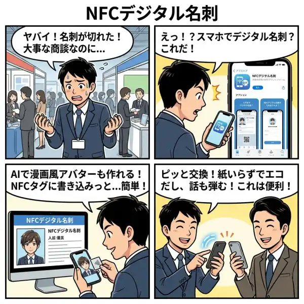 NFCデジタル名刺 / Nano-Card Pro
