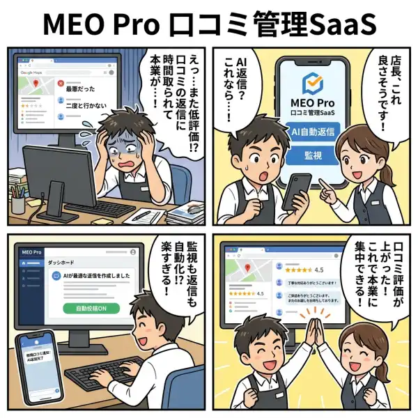 MEO Pro - Googleマップ口コミ管理SaaS