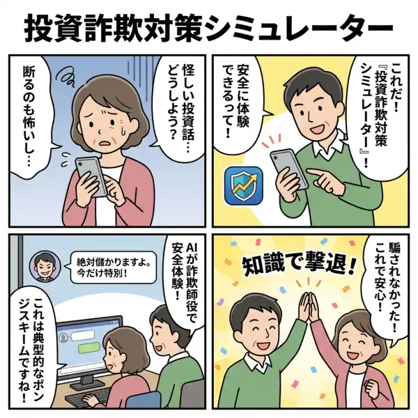 投資詐欺対策シミュレーター