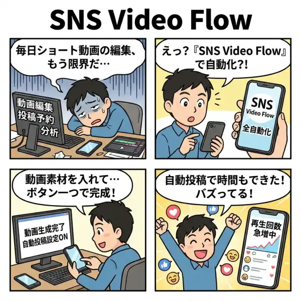 SNS Video Flow