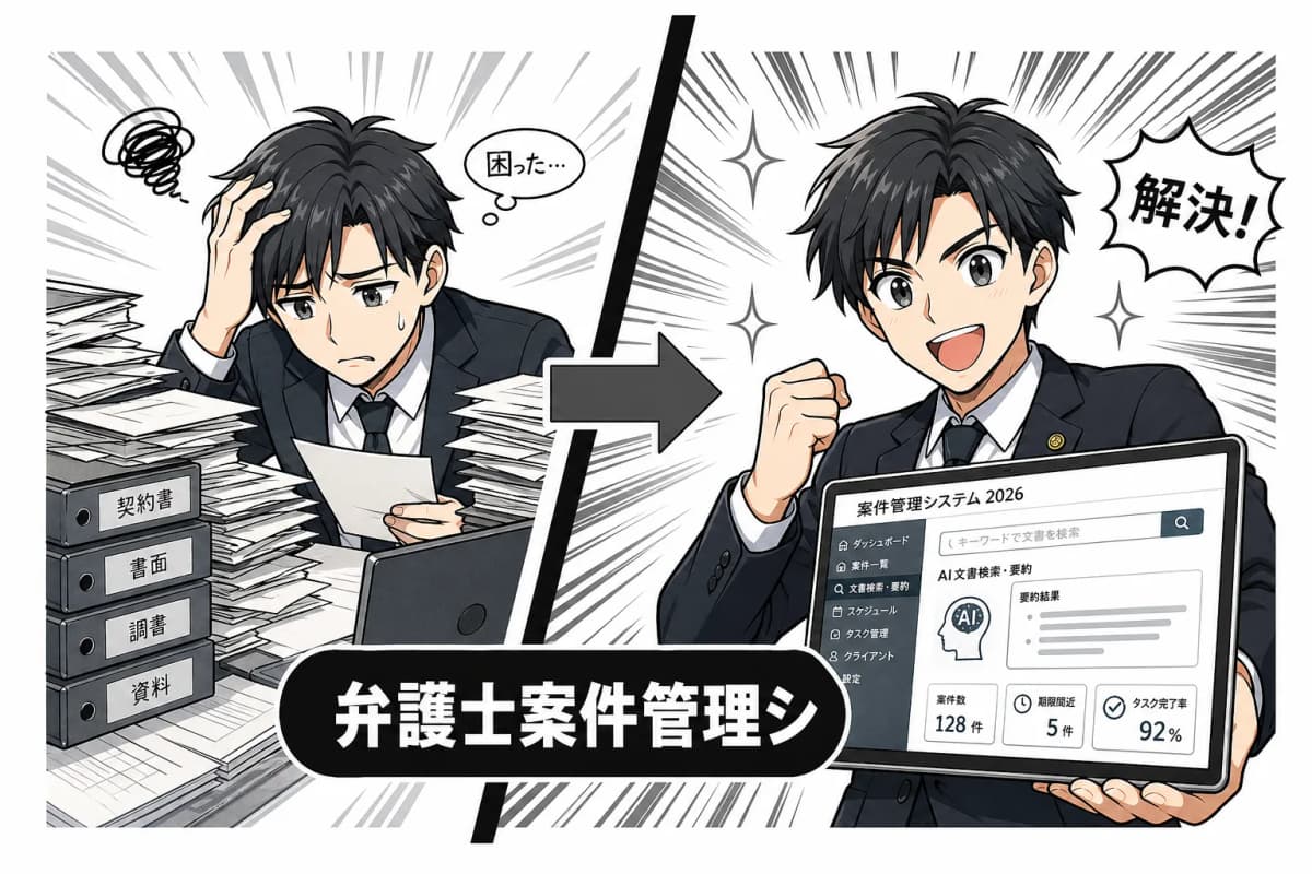 弁護士案件管理システム 2026