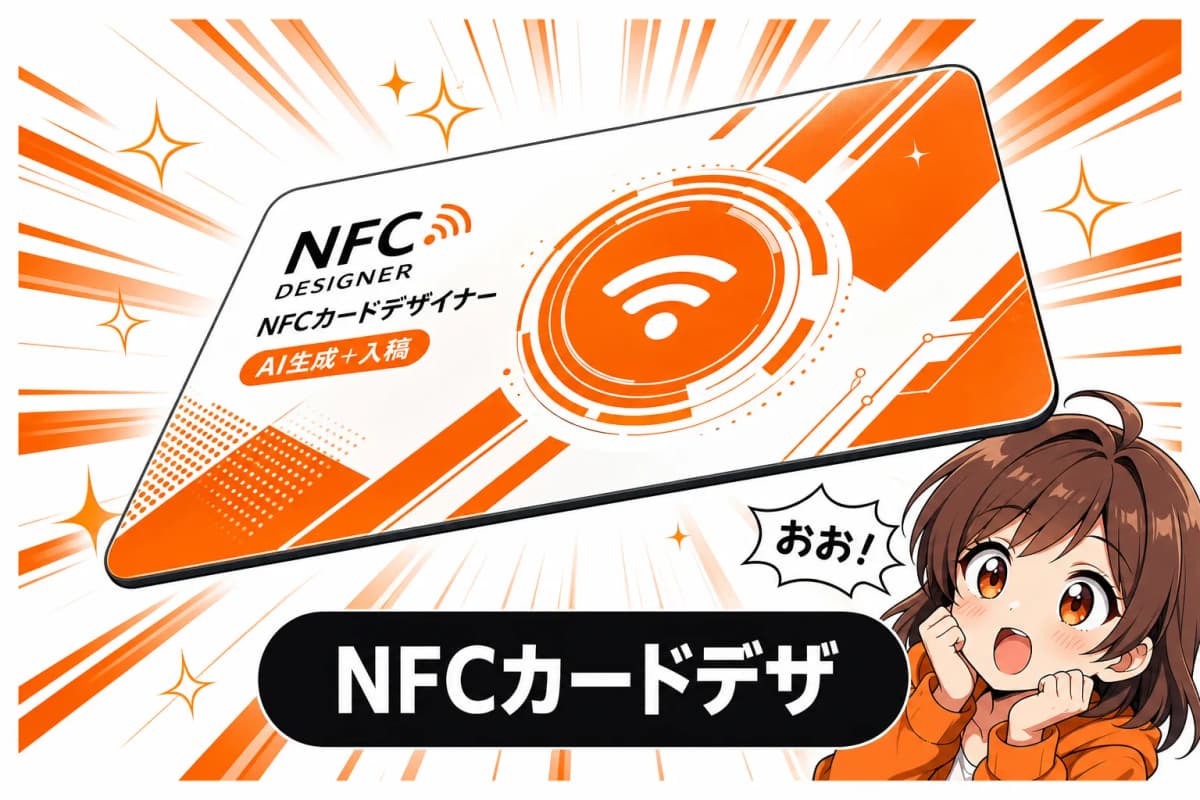 NFCカードデザイナー(AI生成+入稿)