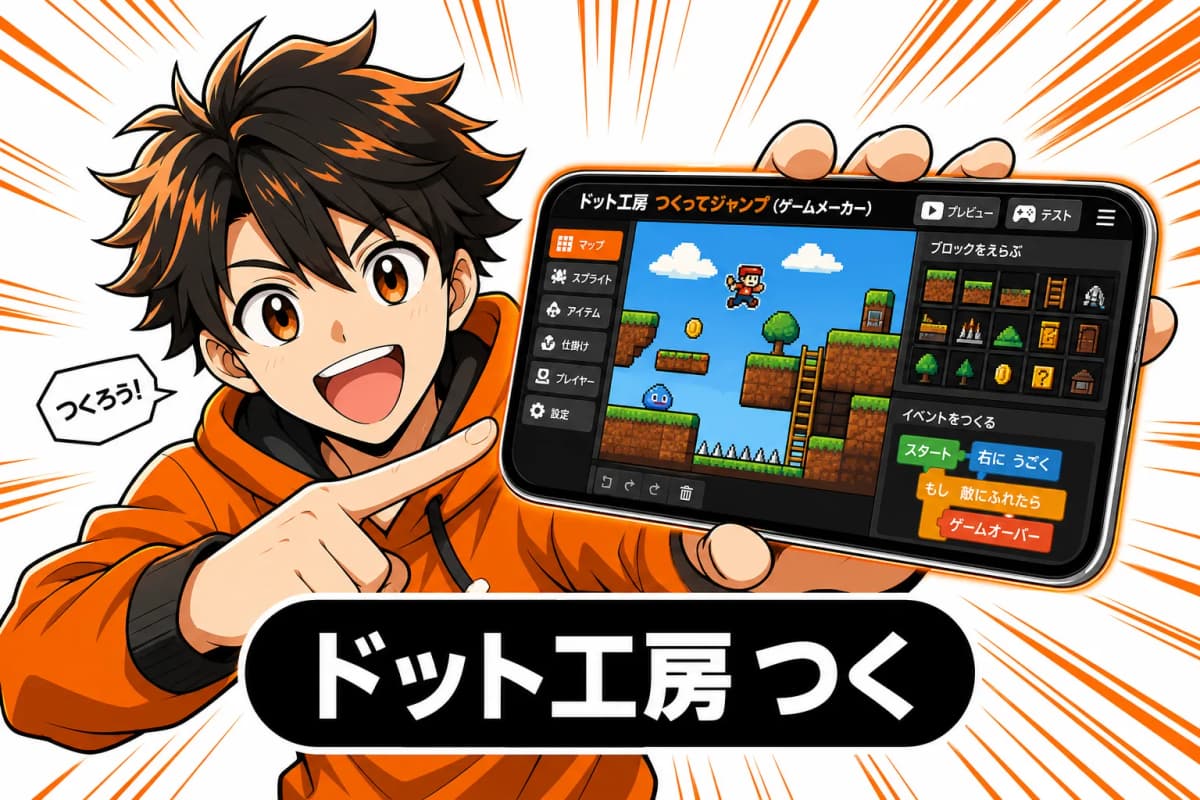 ドット工房 つくってジャンプ(ゲームメーカー)