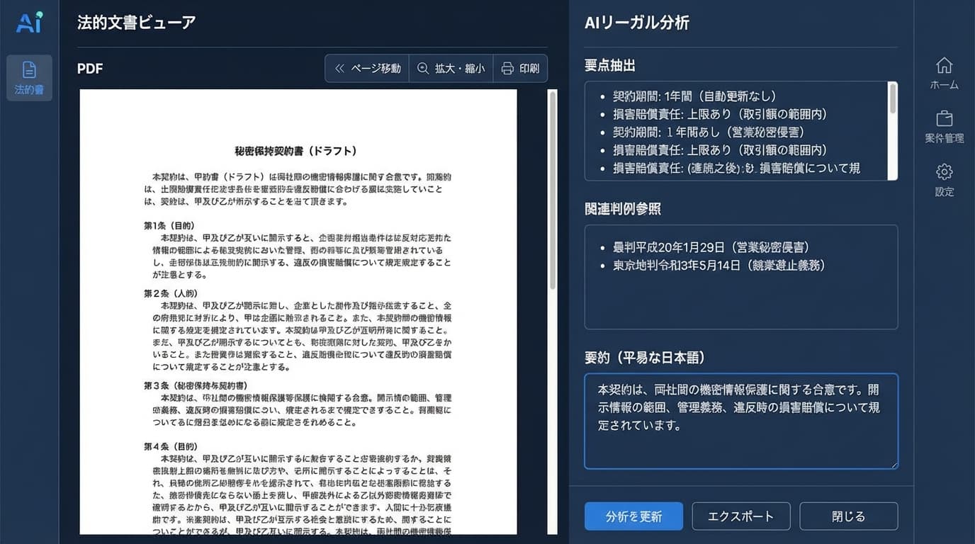 AI法律文書解析