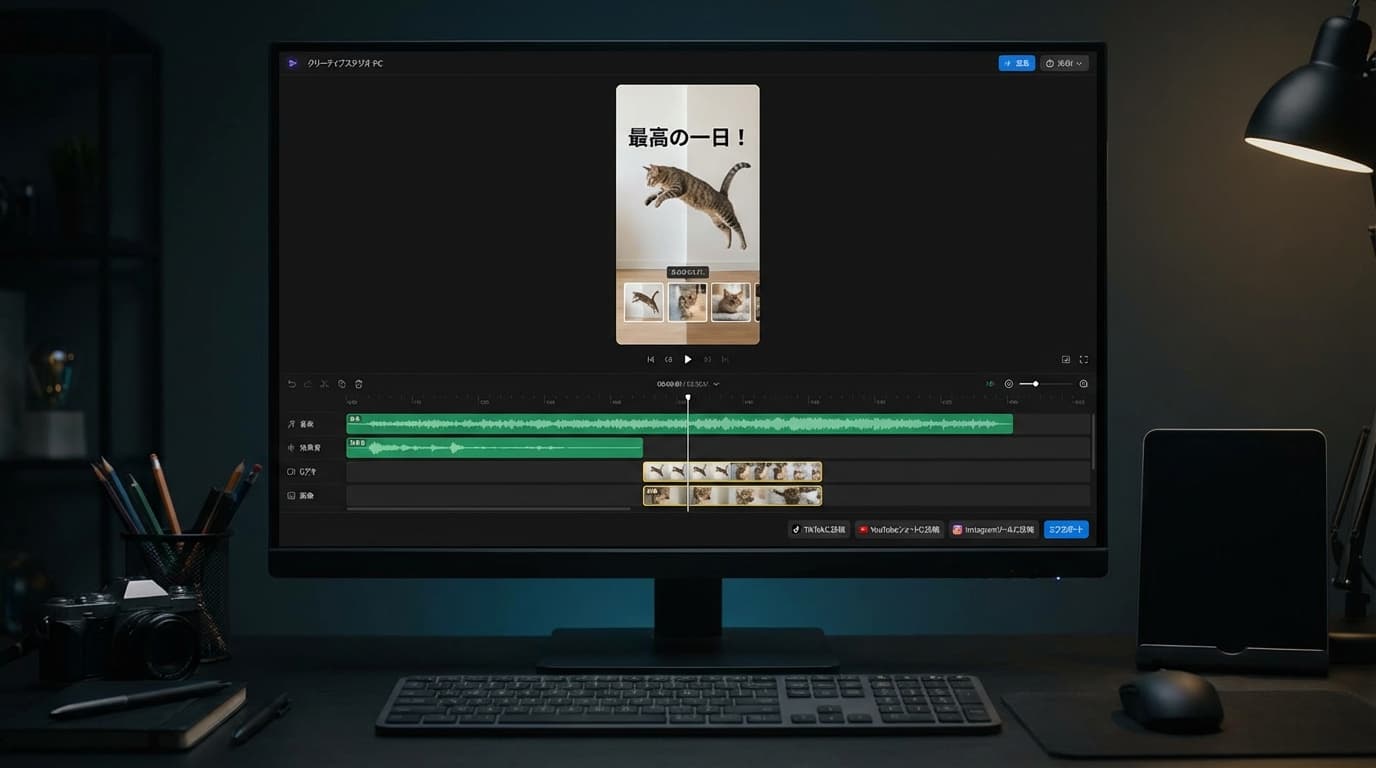 ステップ式制作UI